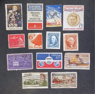 AMERICAN STAMPS SET