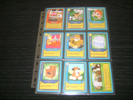 webkinz series 2 MINT trading cards