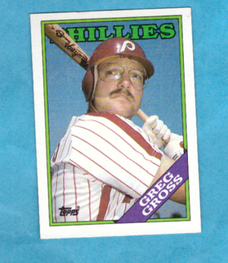 Greg Gross 1988 Topps Philadelphia Phillies