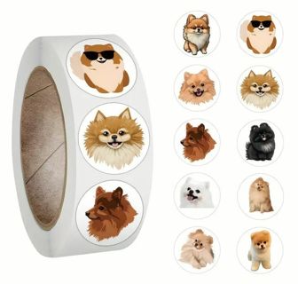 ➡️NEW⭕(10) 1" POMERANIAN STICKERS!! DOG⭕