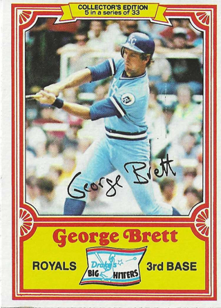 1981 Drake's Big Hitters George Brett #5