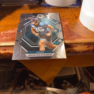 2023 panini prizm mosaic Brenton strange rookie football card 