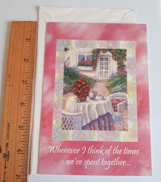 Friendship Card "Times We Spent Together" w/Envelope