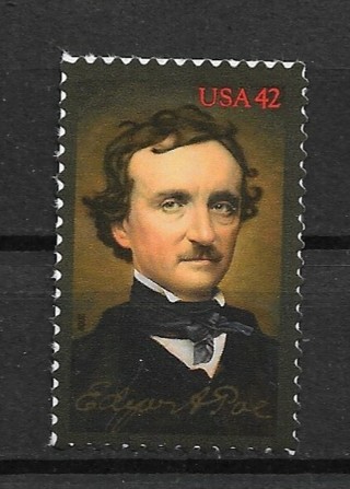 2009 Sc4377 42¢ Edgar Allan Poe MNH