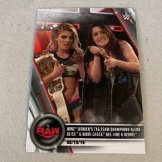 2020 Topps WWE Women's Division - [Base] #69 RAW - WWE Women's Tag Team Champions Alexa Bliss & ...