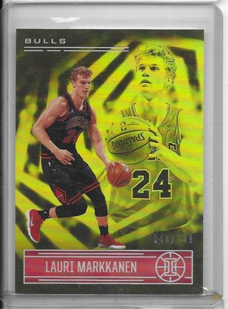 Lauri Markkanen 2020-21 Illusions Yellow #48 /149