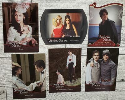 6 Vampire Diaries Cards