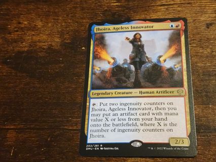 Magic the gathering mtg Jhoira Ageless Innovator rare card Dominaria United