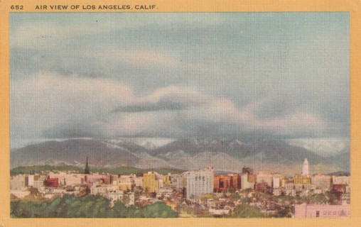 Vintage Used Postcard: 1940 Los Angeles, CA