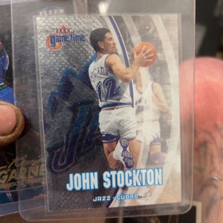 John Stockton. Game time card