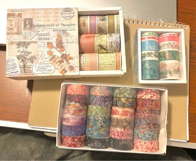 Pre Owned  boxes of washi  (Like) tape
