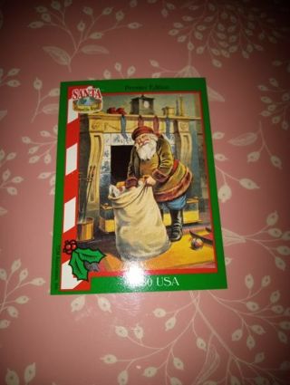 Santa Around The World Card