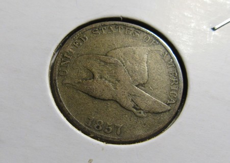 ★★ 1857 FLYING EAGLE CENT ★★ **ONE OF ONLY 3 YEARS*