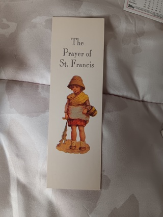 St Francis Book Marker