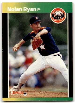 1989 Donruss Nolan Ryan Houston Astros #154