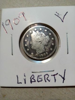 1909- LIBERTY V NICKEL.. HIGH BIDDER WINS