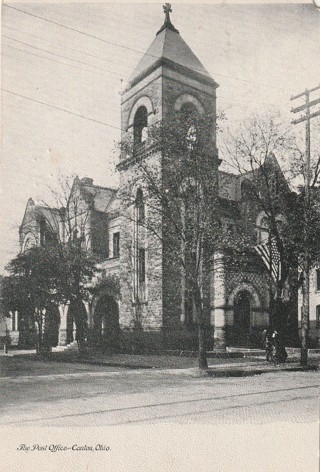 Vintage Unused Postcard: z: Post Office, Canton, OH