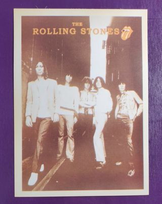 Rolling Stones Postcard