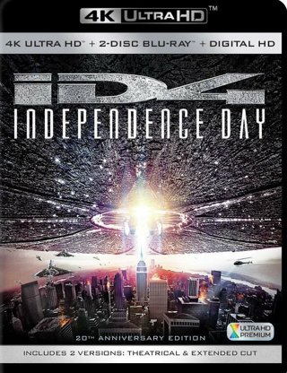 Independence Day (Digital 4K UHD Download Code Only) *Will Smith* *Jeff Goldblum* *Bill Pullman*