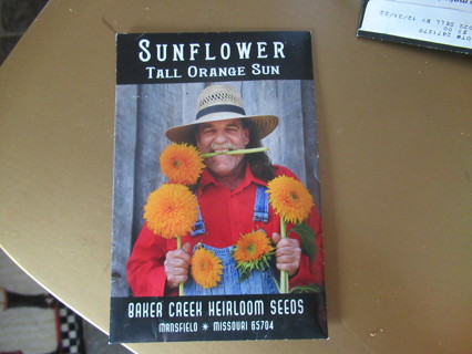 HEIRLOOM seeds ~~ "SUNFLOWER"  (new in package)