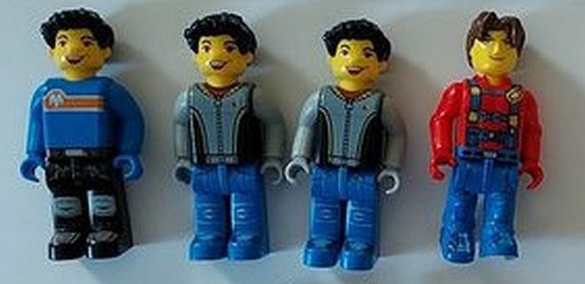 LEGO Junior Minifigures Jack Stone 4 Figure Lot  