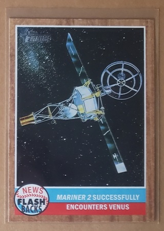 2011 Topps Heritage News Flashbacks #NF-7- Mariner 2 successfully encounters Venus 