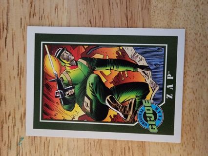 G I Joe trading card