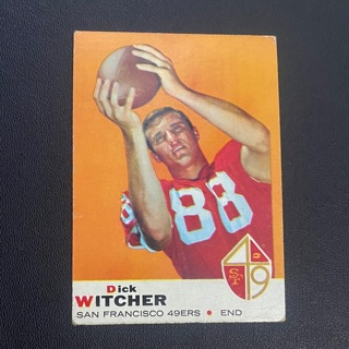 1969 Topps Dick Witcher #91 Forty-niners!