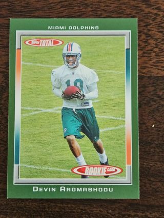 2006 Topps Total Football trading card.