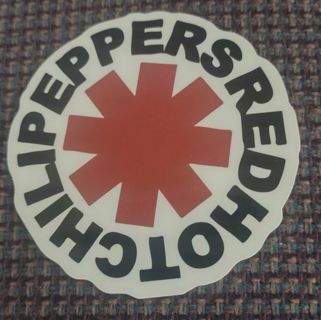 Red Hot Chili Peppers vinyl laptop computer sticker for Xbox or Playstation