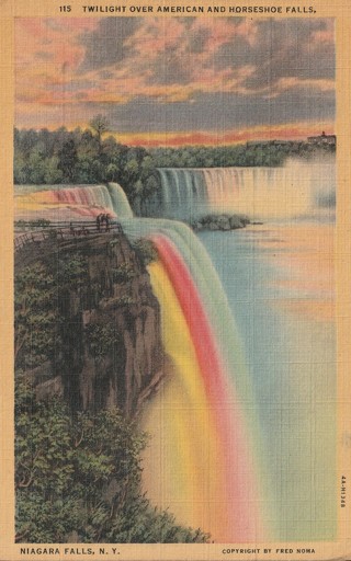 Vintage Used Postcard: j: 1949 Niagara Falls, NY