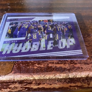 2022 panini score huddle up Minnesota Vikings football card 