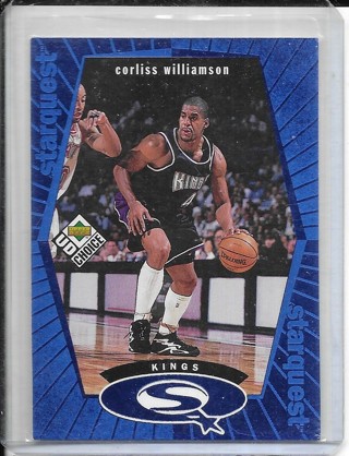 Corliss Williamson 1998-99 UD Choice Starquest Blue #SQ23