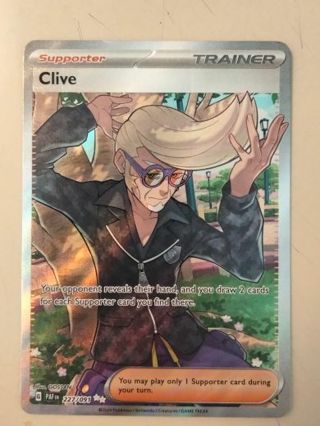 Clive 227/091 rare holo nm pokemon