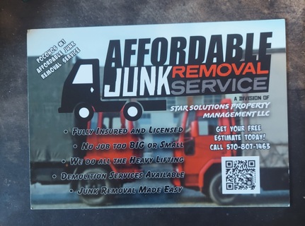 Affordable Junk Postcard 