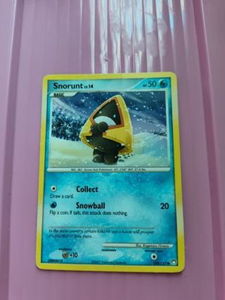 Snorunt Pokemon Card