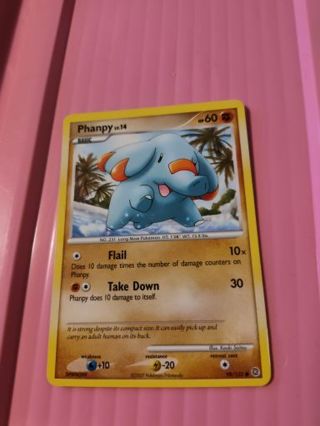 Phanpy Pokemon Card