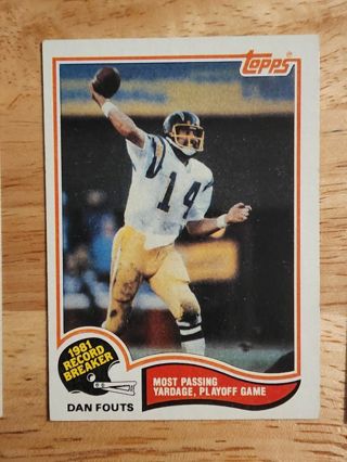 82 Topps Dan Fouts #2