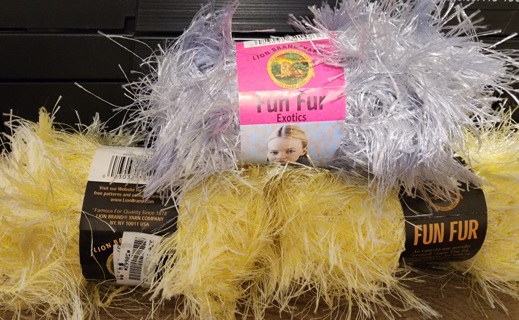 NEW - Lion Brand Fun Fur Yarn - 3 skeins