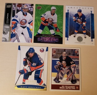 New York Islanders 10 different Hockey Cards - All Listed