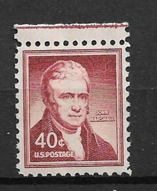 1958 Sc1050 40¢ John Marshall MNH