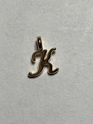 ♥GOLD INITIAL LETTER CHARMS~#K2~FREE SHIPPING♥