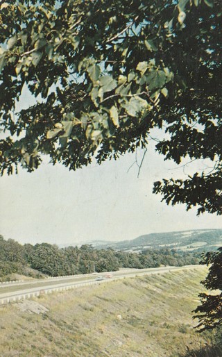 Vintage Used Postcard: (n): New York State Throughway