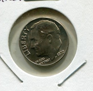 1972 P Roosevelt Dime-Brilliant Uncirculated