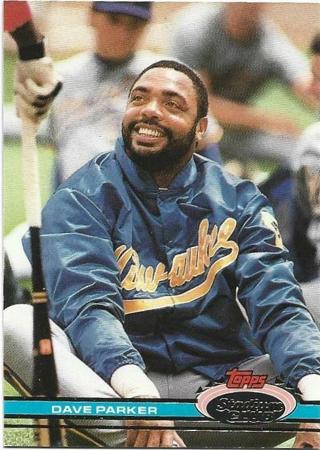 1991 TOPPS STADIUM CLUB DAVE PARKER CARD