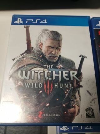 Playstation 4 Video Game. PS4 The Witcher 3 Wild Hunt