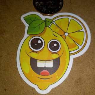 Cute nice one vinyl sticker no refunds regular mail only Very nice quality!