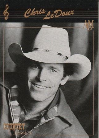 Collectable 1992 Country Singers Card: Chris LeDoux