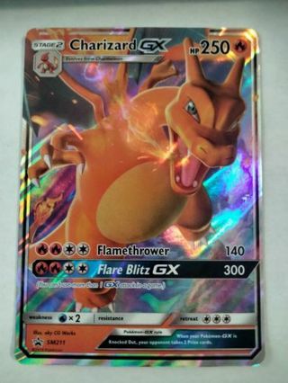 Charizard sm211 rare holo promo LP/NM Pokemon