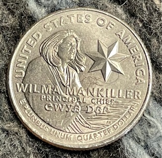 2022 P American Woman George Washington Quarter Wilma Mankiller Principal Chief About Uncirculated 